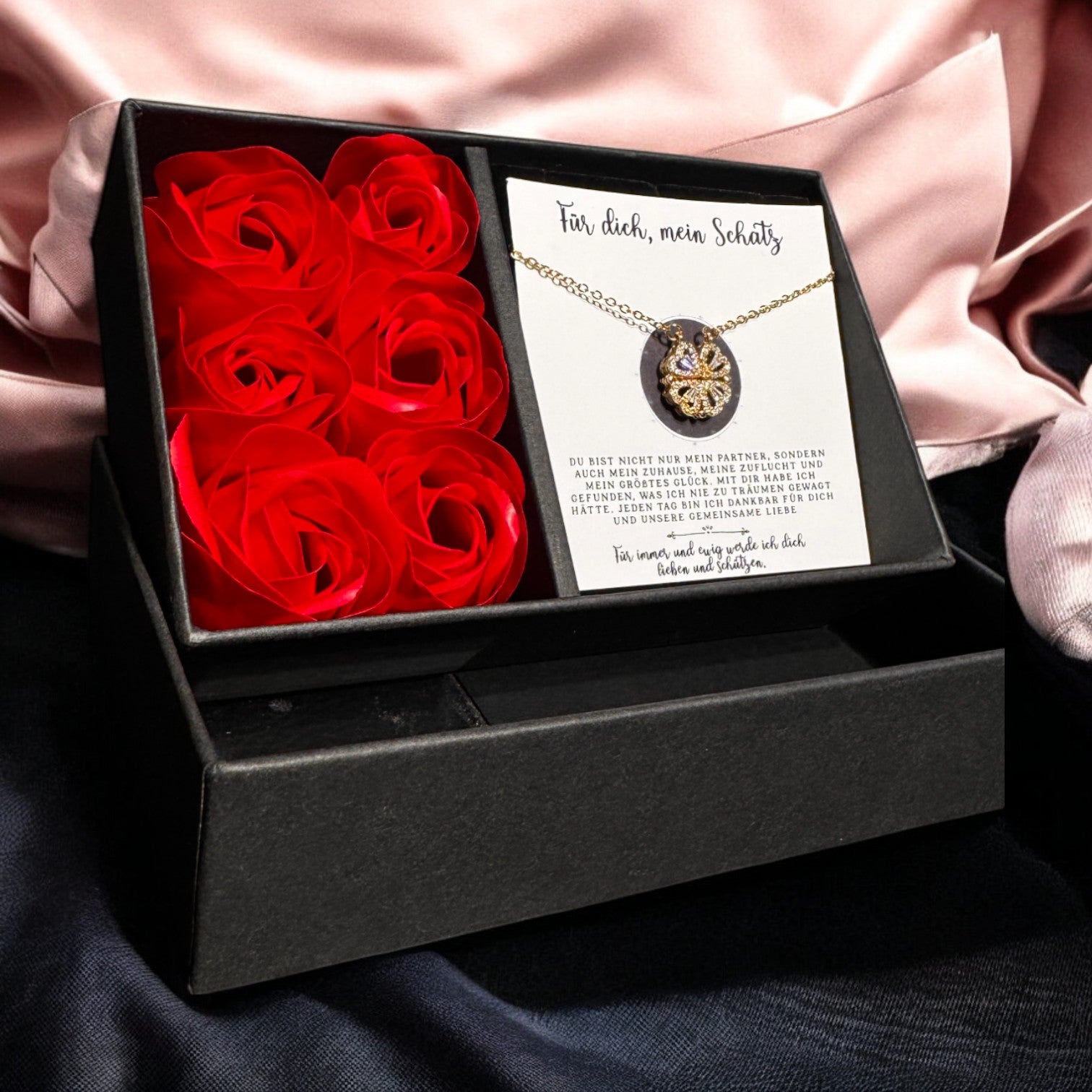 Für die Frau meines Lebens❤️ - Ich liebe dich über alles (vergoldet) C0053-v