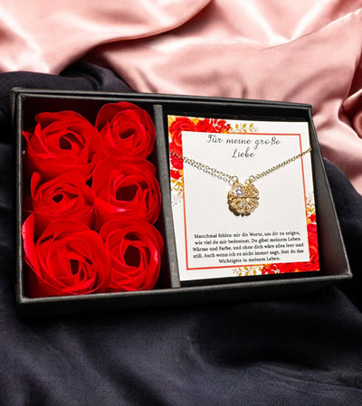 Für die Frau meines Lebens❤️ - Ich liebe dich über alles (vergoldet) C0052-v