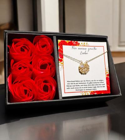 Für die Frau meines Lebens❤️ - Ich liebe dich über alles (vergoldet) C0052-v