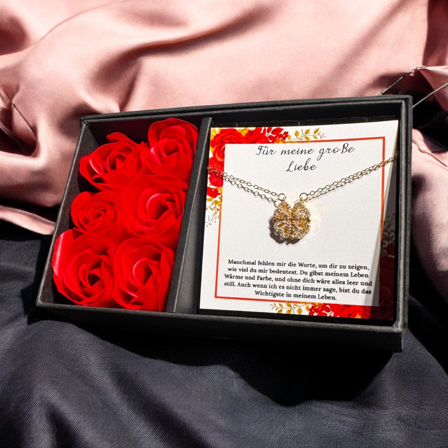 Für die Frau meines Lebens❤️ - Ich liebe dich über alles (vergoldet) C0052-v