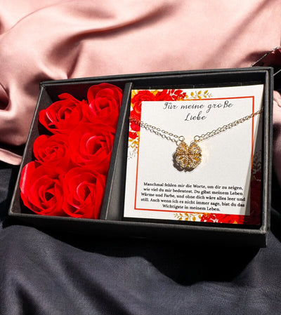 Für die Frau meines Lebens❤️ - Ich liebe dich über alles (vergoldet) C0052-v