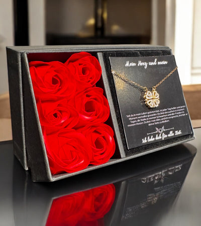 Für die Frau meines Lebens❤️ - Ich liebe dich über alles (vergoldet) C0049-v