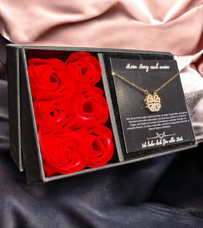 Für die Frau meines Lebens❤️ - Ich liebe dich über alles (vergoldet) C0049-v