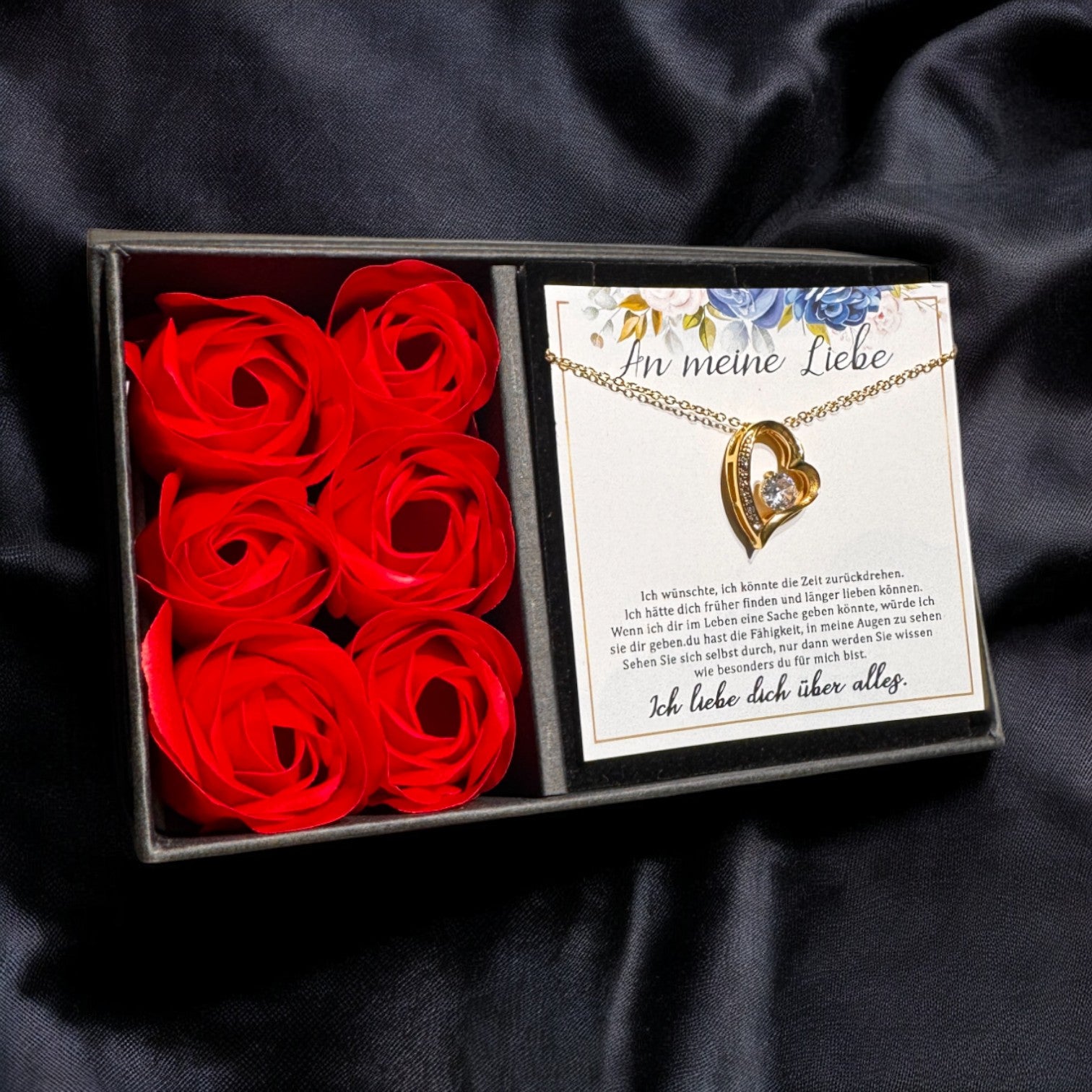 An meine große Liebe - Ich liebe dich über alles (vergoldet) C0048-a