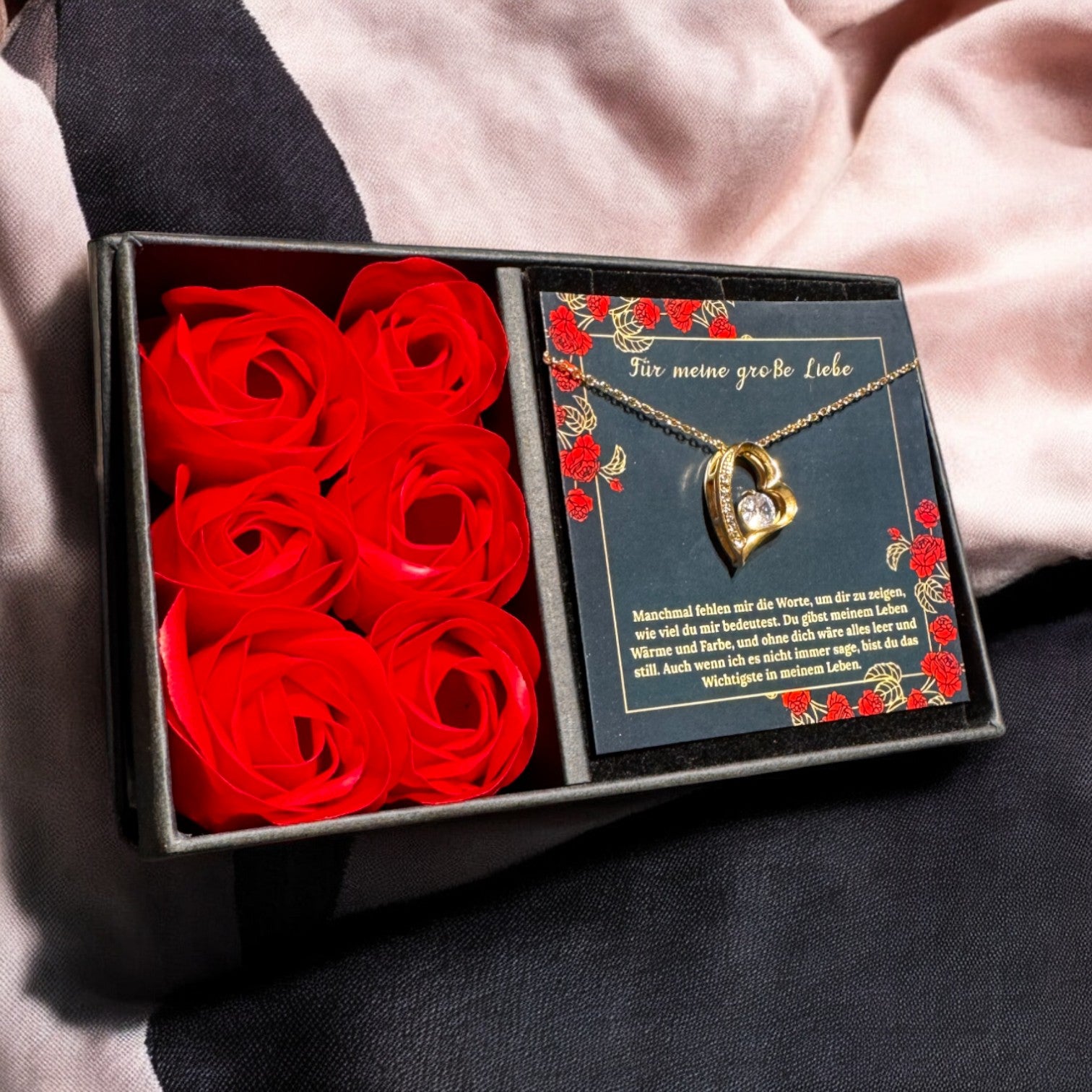 An meine große Liebe - Ich liebe dich über alles (vergoldet) C0050-a