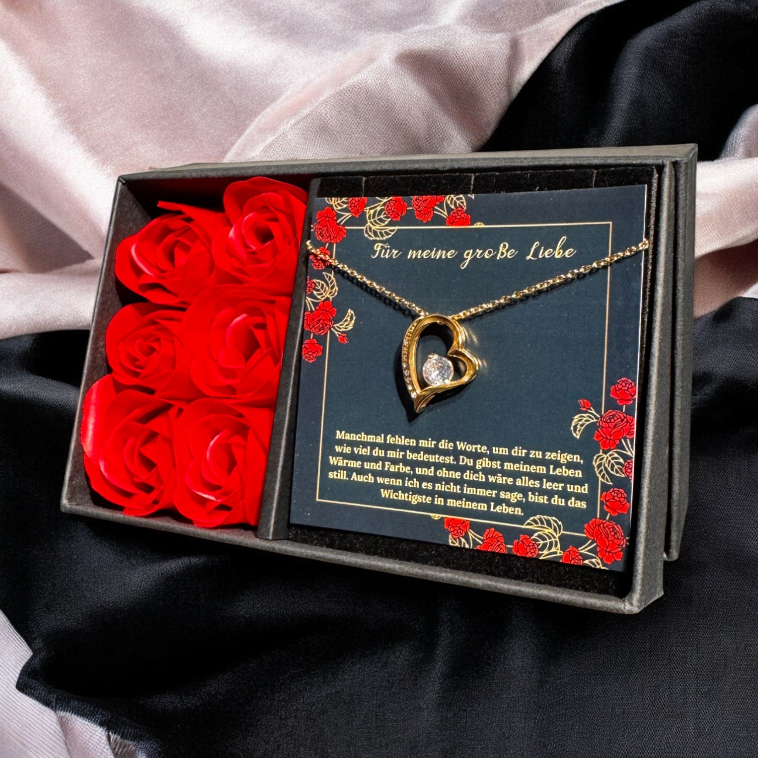 An meine große Liebe - Ich liebe dich über alles (vergoldet) C0050-a