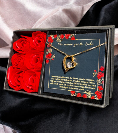 An meine große Liebe - Ich liebe dich über alles (vergoldet) C0050-a