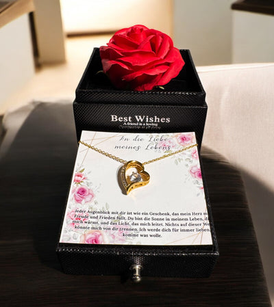 An meine große Liebe - Ich liebe dich über alles (vergoldet) C0045-a