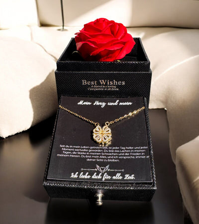 Für die Frau meines Lebens❤️ - Ich liebe dich über alles (vergoldet) C0043-v