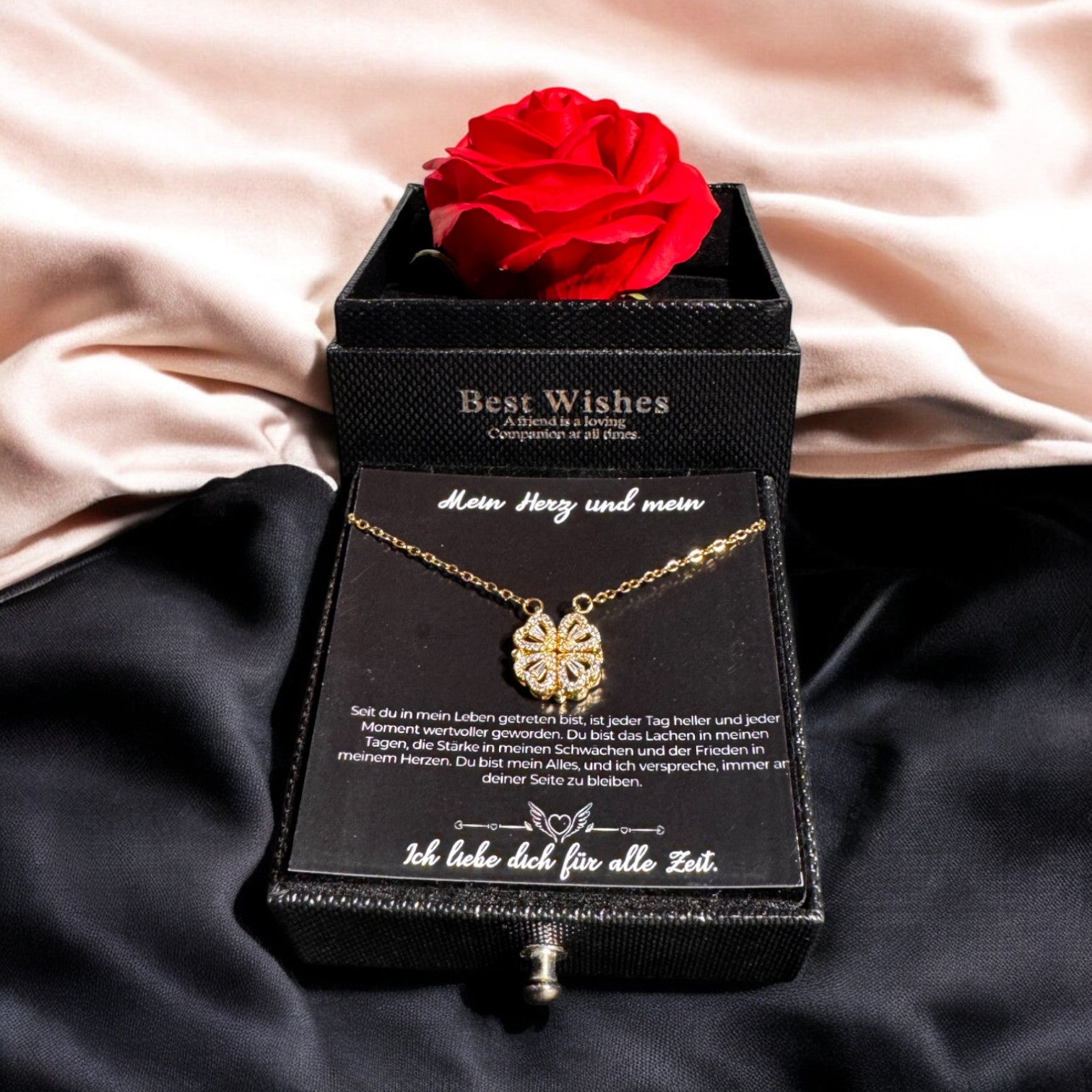 Für die Frau meines Lebens❤️ - Ich liebe dich über alles (vergoldet) C0043-v