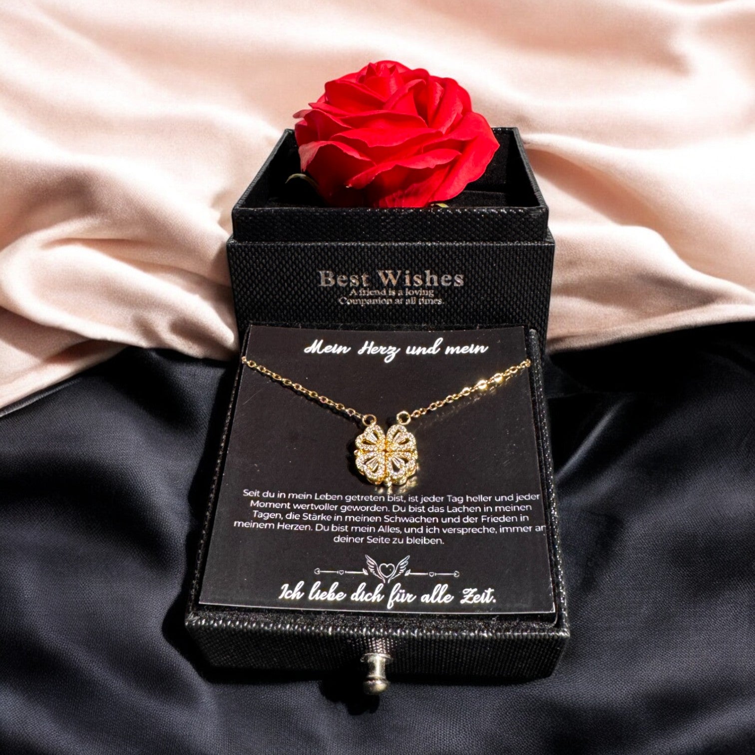 Für die Frau meines Lebens❤️ - Ich liebe dich über alles (vergoldet) C0043-v