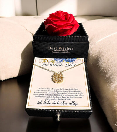 Für die Frau meines Lebens❤️ - Ich liebe dich über alles (vergoldet) C0042-v