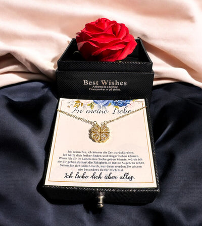 Für die Frau meines Lebens❤️ - Ich liebe dich über alles (vergoldet) C0042-v