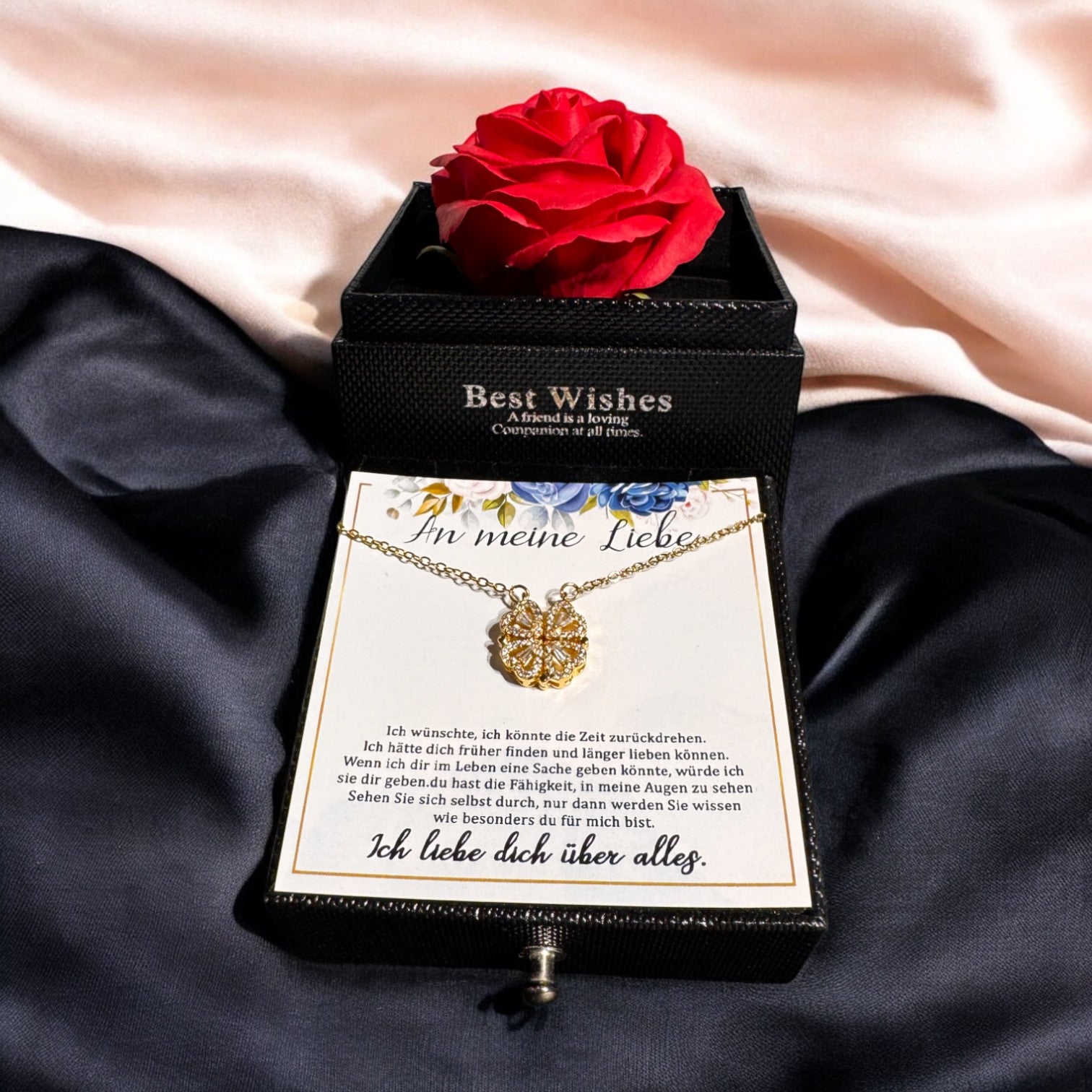 Für die Frau meines Lebens❤️ - Ich liebe dich über alles (vergoldet) C0042-v