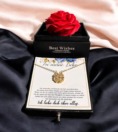 Für die Frau meines Lebens❤️ - Ich liebe dich über alles (vergoldet) C0042-v