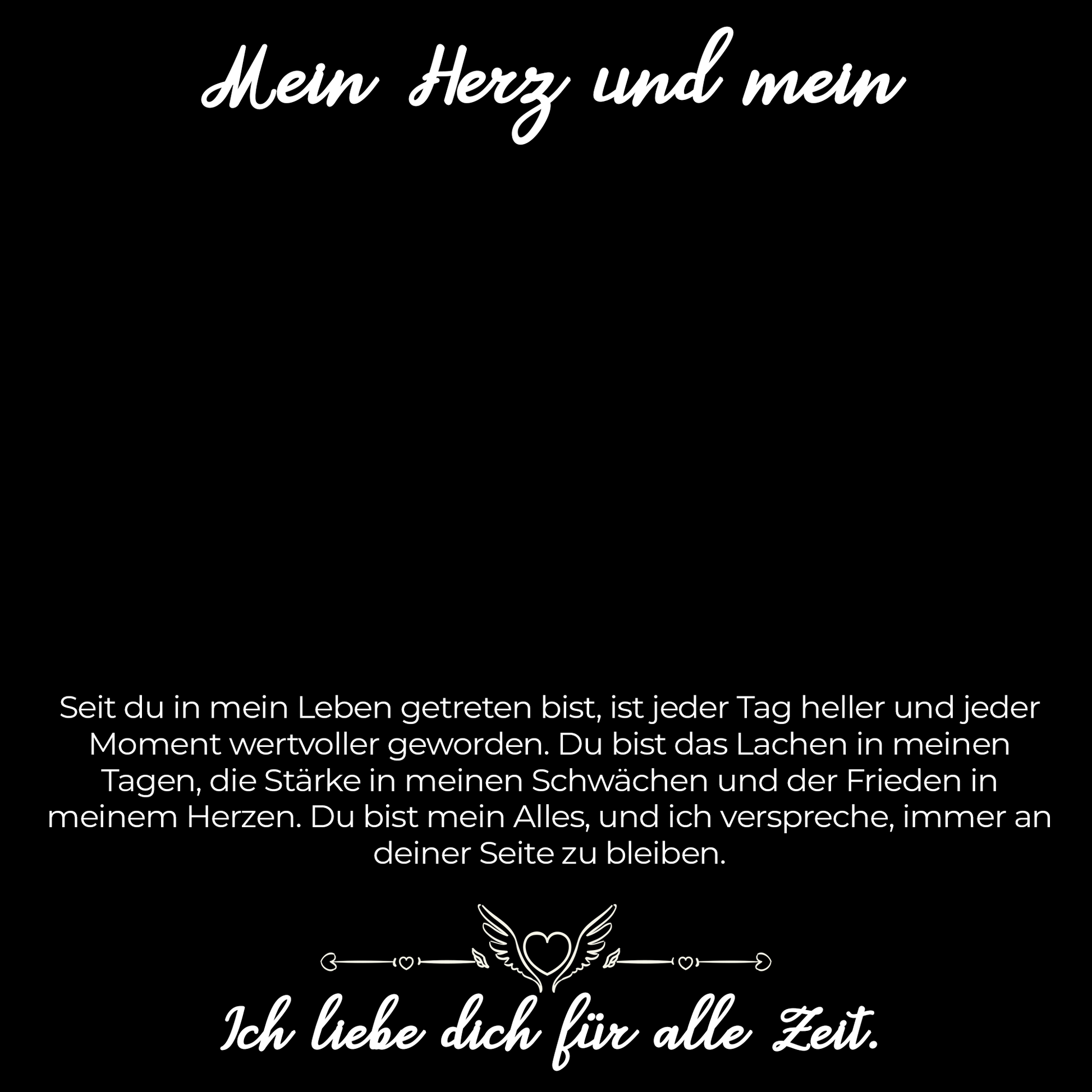 Für die Frau meines Lebens❤️ - Ich liebe dich über alles (vergoldet) C0043-v